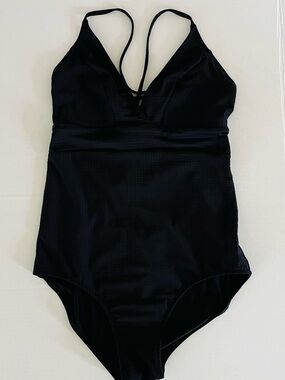 Vineyard Vines Black One-Piece Swimsuit